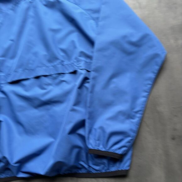 Nike Vintage Blue Full Zip Windbreaker Jacket Men’s M Collar Swoop - Picture 9 of 11